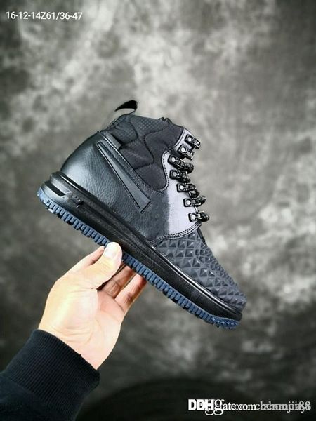 

men 1 one lf1 forceing casual shoes sneakers 2019 red women lunar zoom sb utility duckboot skateboard low skate man chaussure classic shoes, Black