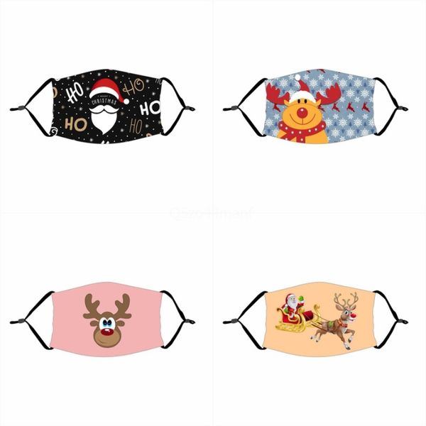 

gum monkey mouth mask reusable cartoon print cubrebocas con caritas ultraviolet proof washable running riding bike protective mask bdehom#15, Black