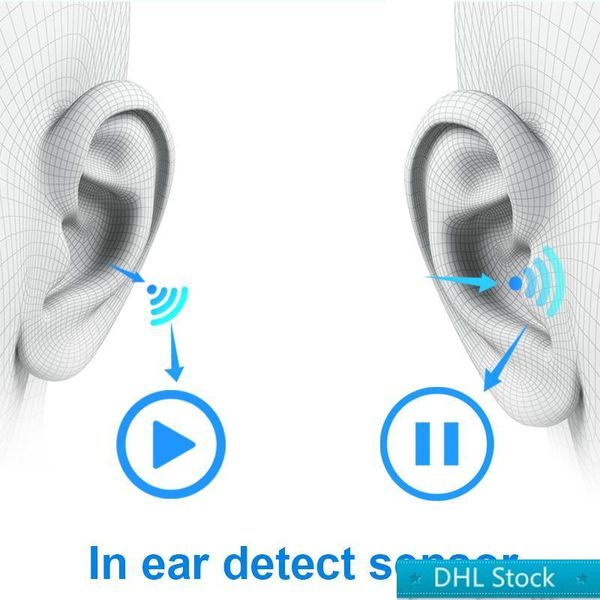 

dhk ap3 air ap2 pods h1 1536 wireless charging earphones smart sensor headphones air auto paring pods gps locationi7i7minii9si12