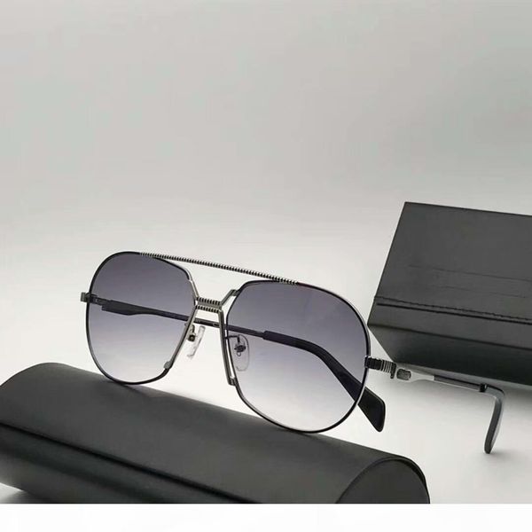 

legends 968 black gold sunglasses grey gradient lenses men designer sunglasses sun glasses new with box, White;black