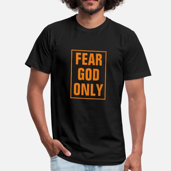 

fear god only christian t shirt men fit cotton s-xxxl formal fit authentic summer style formal