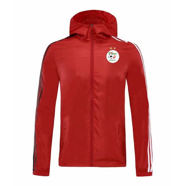 

2020 algeria jacket hoodie windbreaker tracksuits soccer jerseys active windbreaker hoodies football sports winter men's jackets, Black;brown
