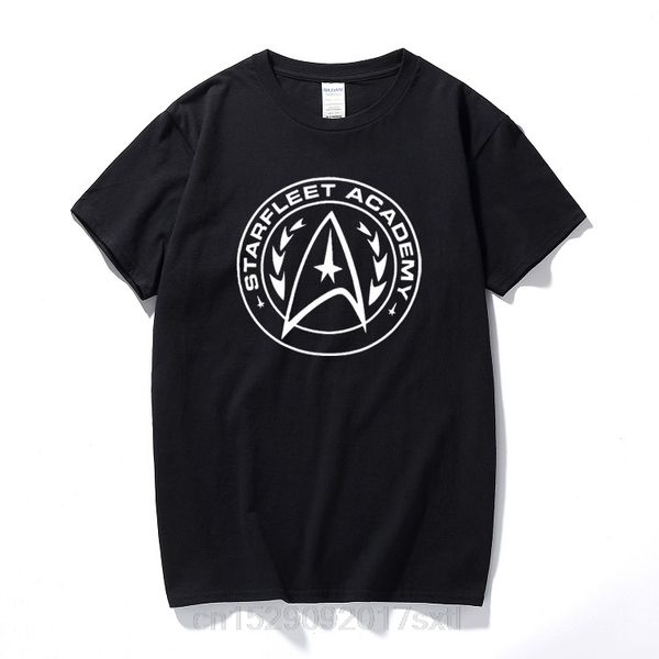 

starfleet academy mens t shirt tee star enterprise space retro gift summer camiseta cotton short sleeve t-shirt