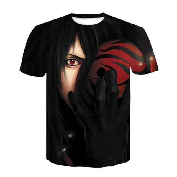 

new japan anime naruto uchiha sasuke itachi male o-nec cool cosplay 3d print shirts hentai oversized funny men clothing