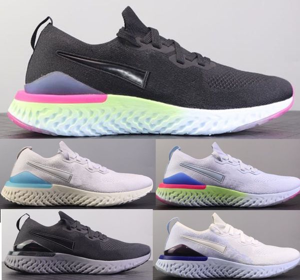 

2020 latest 40-46 highest quality react vision designermen shoes women designer sports running chaussures platform mens shoes, Black