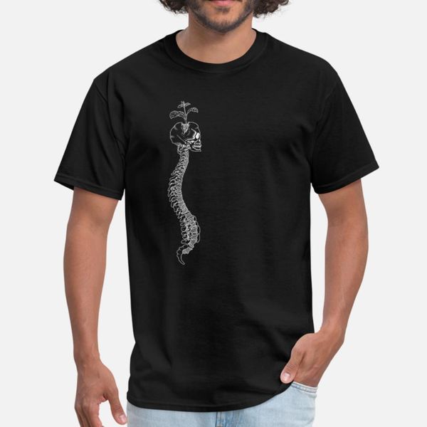 

black spine t shirt men custom 100% cotton crew neck normal fit funny casual summer style kawaii shirt