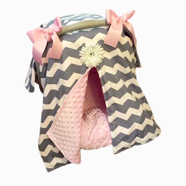 

car seat stroller cover canopy 100/100 pure cotton warm blanket
