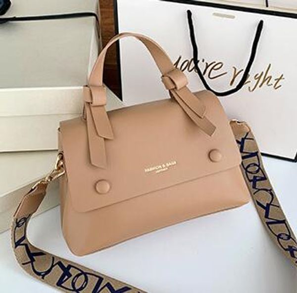 

ins fashion women crossbody wide shoulder straps shoulder bags pu plain small handbags