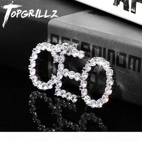 

rillz a-z custom name letters pendant&necklace charm men's iced cubic zircon hip hop jewelry with gold silver tennis chain cx200725