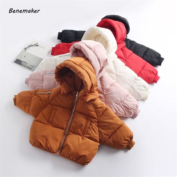 

benemaker winter overalls for children boy girl jackets kids warm parkas clothing baby windbreaker hooded coats outerwears ay119 c0924, Blue;gray