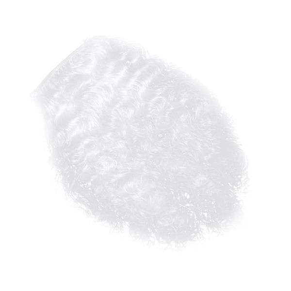 

1pc santa beard funny long curly creative white decorative santa beard for men girls kids women ladies