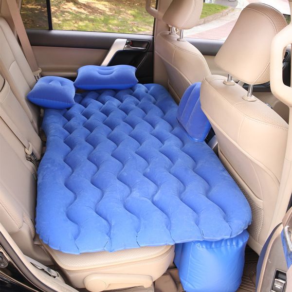 

car air inflatable travel mattress bed universal for back seat multi functional sofa pillow outdoor camping mat cushion