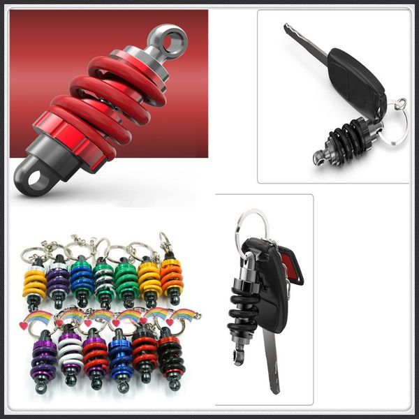 

motorcycle iron red black bike keychain key ring chain keyring metal for suzuki dl650 v-strom dr 650 s se sv650 s gsxr1000, Silver