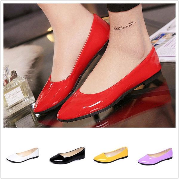 

women's outdoor flat cleats shoes casual slip on round toe fashion plus size wedding bridal bridesmaid shose fashion new, Black