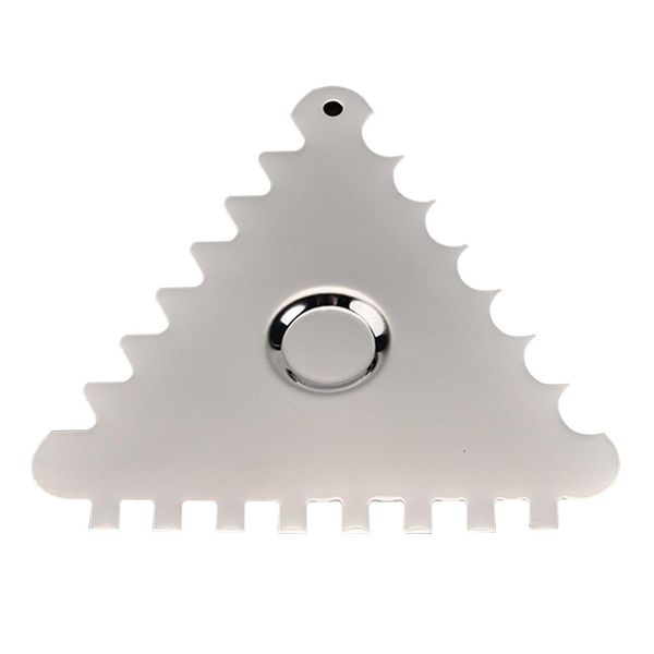 

baking triangle sawtooth kitchen cake scraper cream smoother stainless steel