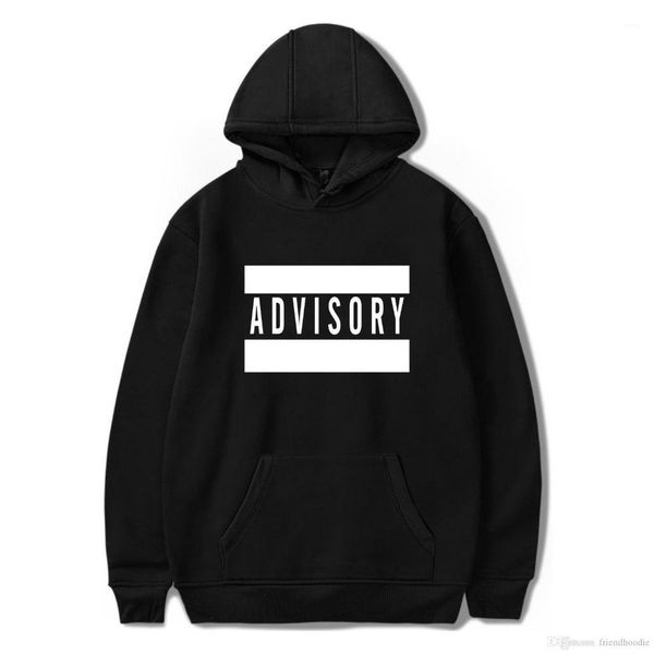 

harajuku japanese fashion style sweatshirts advisory letters designer hoodies mens casual, Black