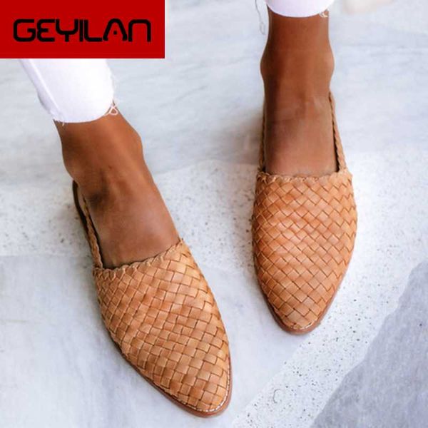 

2020 new fashion women summer sandals weave flat casual slipper leisure sandal female beach sandals shoes woman, Black