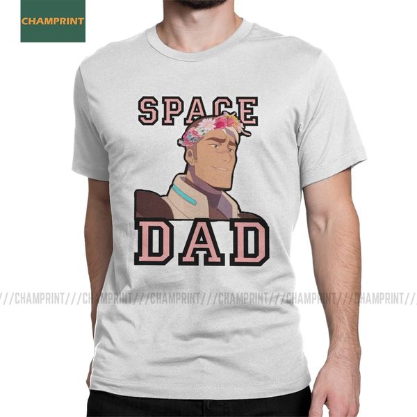

space dad voltron defender of the universe t-shirts men legendary keith lance shiro pidge anime cotton tees short sleeve t shirt