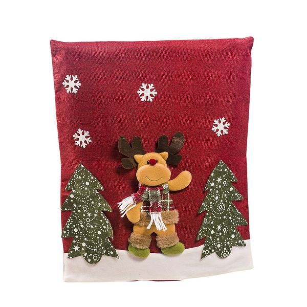 

washable protective 3d chair cover christmas pine tree dining room cloth art