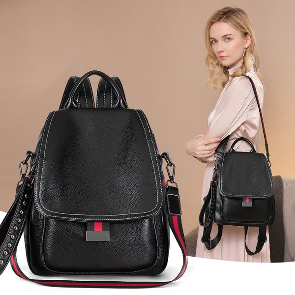 

2020 new women lady's backpack casual travel backpack fashion tote female traveling backpacks