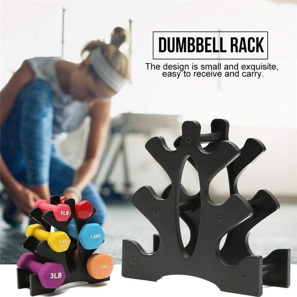 

home fitness exercise weight lifting dumbbell rack floor bracket