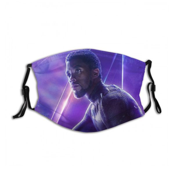 

r.i.p the black panther mask erik killmonger wakanda washable adjustable reusable safe outdoor sports dust proof breathable face masks tools