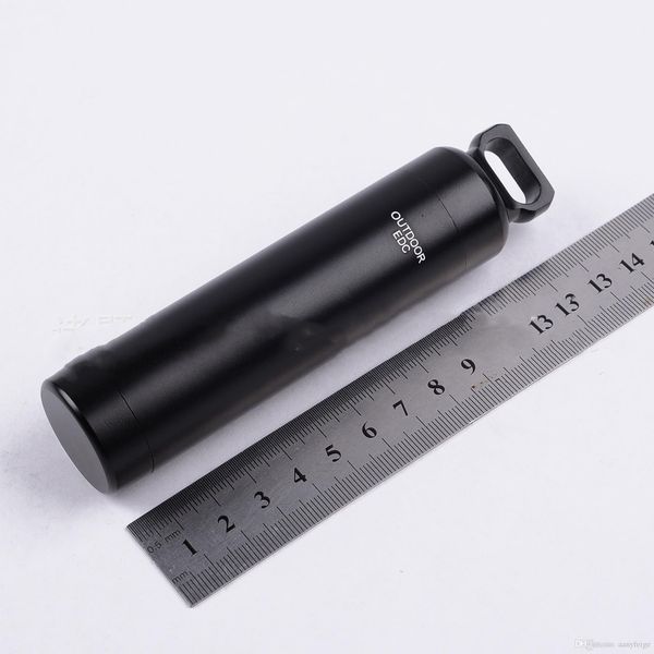 

storage case edc box aeronautical container waterproof - tank bottle capsule for aluminum seal portable outdoor box holder newclipper fwatg