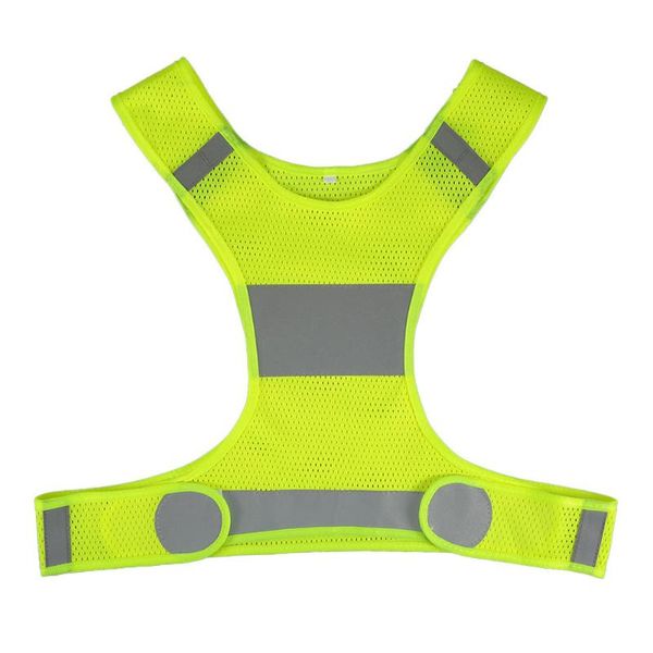 

outdoor reflective vest elaborate manufacture prolonged durable adjustable high visibility safety vest for night jogging, Gray;blue