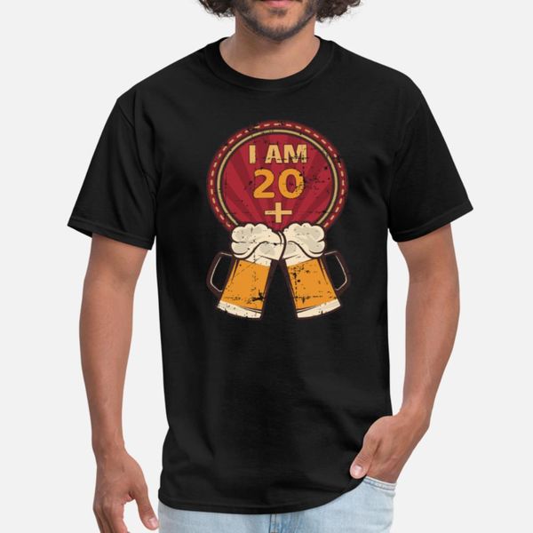 

i am 20 plus 2 humorous 22nd birthday party t shirt men custom tee shirt s-xxxl gents graphic funny spring autumn trend shirt