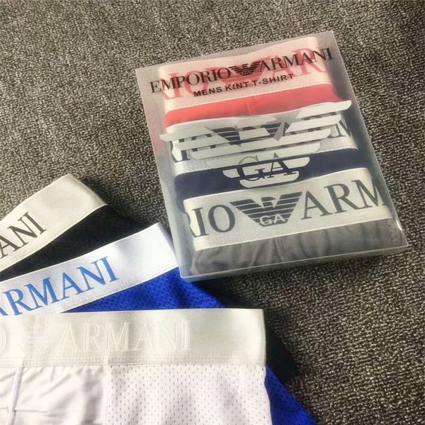 

versacÃ¨ modal mens underwear boxer brief shorts underwear for men casual shorts breathable underwear mesh male gay boxer hombre, Black;white