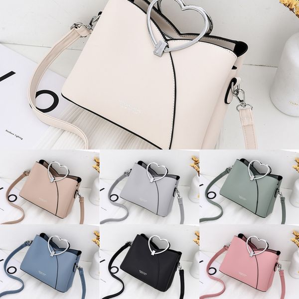 

ins internet celebrity love trendy portable messenger zipper commuting fashion simple pu bag built-in zipper bag pqplm