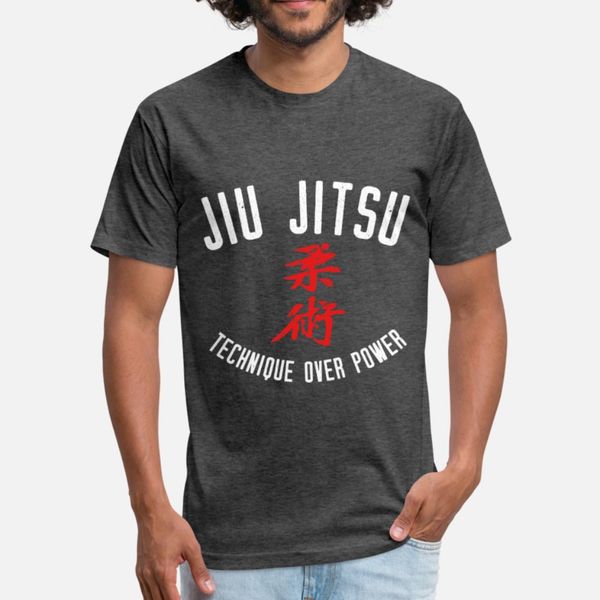 

jiu jitsu bjj jiu jitsu technique over power white light t shirt men designs tee shirt s-xxxl letters anti-wrinkle basic summer style shirt
