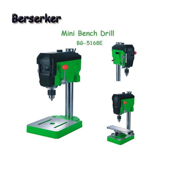 

berserker multifunction power drill press mini bench drill 220v 680w bg-5168e ing