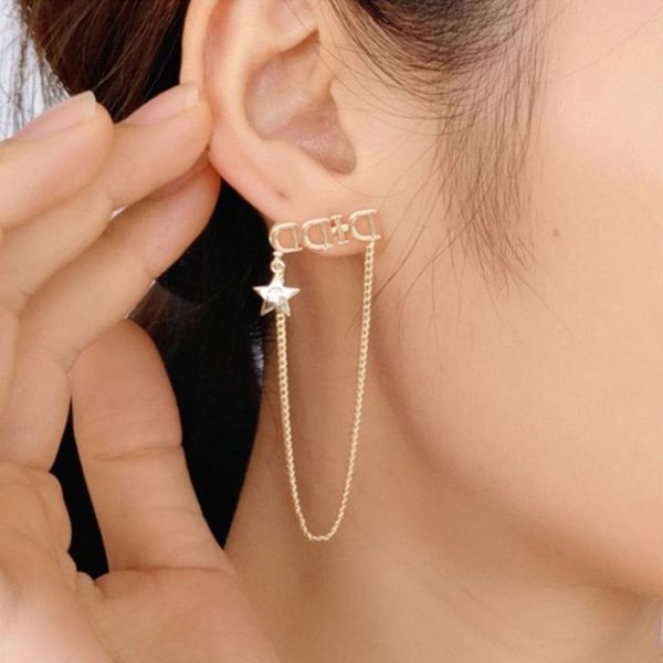 

2020 colorful design fashion earrings beautiful fairy temperament earrings european and american new retro personality pendant earrings long, Blue