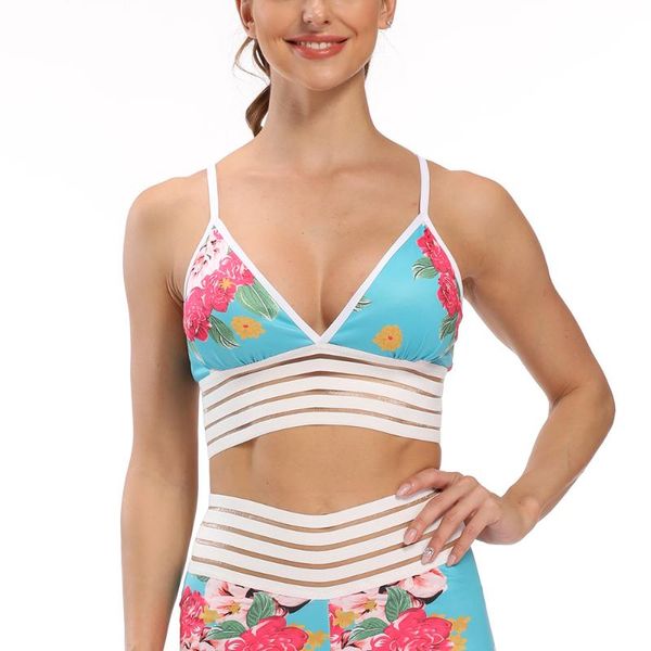 

print quick dry fitness sports bras yoga bra active wear seamless sports bra padded push up wear for women gym, White;black