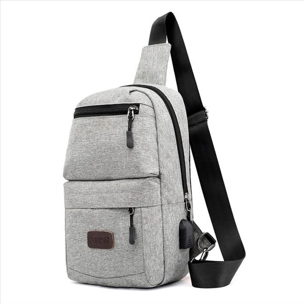

bag man cross body men oxford cloth chest bag sports solid outdoor leisure multi function bag new shoulder messenger