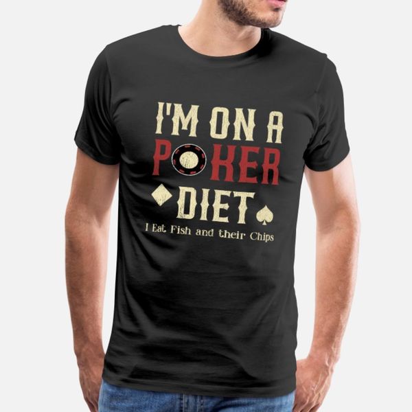 

poker card gamling bluffing shirt t shirt men knitted short sleeve round neck trend sunlight funny casual spring normal shirt, White;black