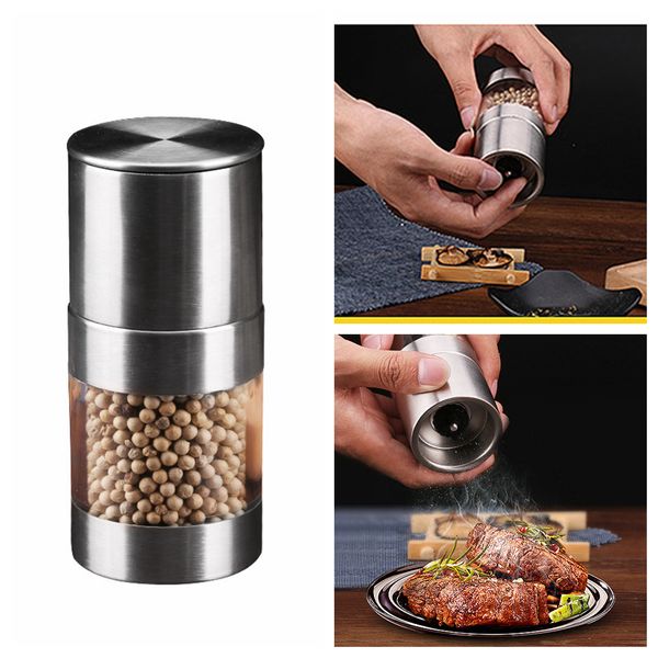 

pepper mill grinder нержавеющая сталь руководство соль портативный кухни мельница muller специй соус grinder pepper mill главная кухня инстр