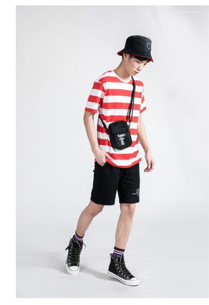 

люди вскользь плюс размер футболки мужской полосатой tshirts мода с коротким рукавом лето топы подростка, White;black