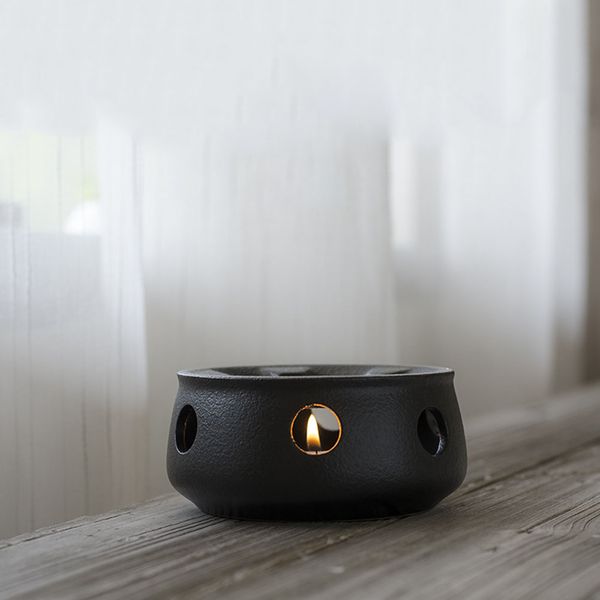 

tea pot japanese style ceramic candle holder accessories retro home night stand