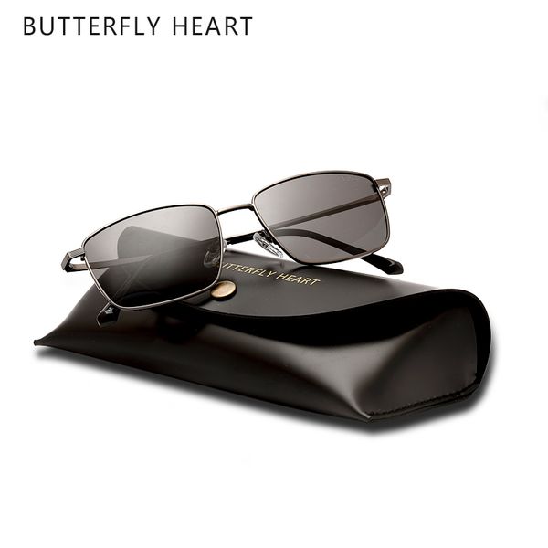 

butterfly heart brand design sunglasses men driving square frame sun glasses male classic goggles eyewear gafas, White;black