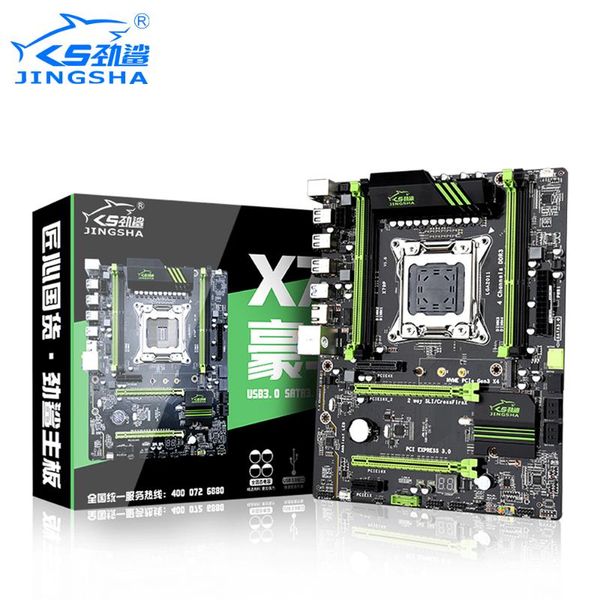 

jingsha x79 p motherboard lga2011 cpu matx sata3 pci-e nvme m.2 ssd x79 lga 2011 motherbboard duad channel ddr3 up to 64gb