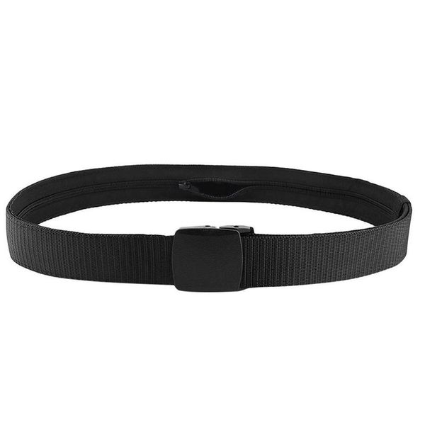 

hidden cash waist belt designed for anti theft outdoor sporting or travelling fashion waistband, Black;brown