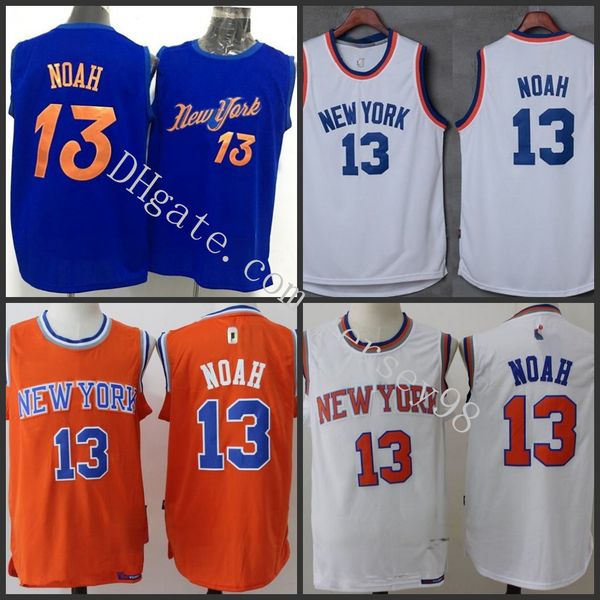 

new york knicks men red13 joakim noah blue christmas day white men jersey, Black