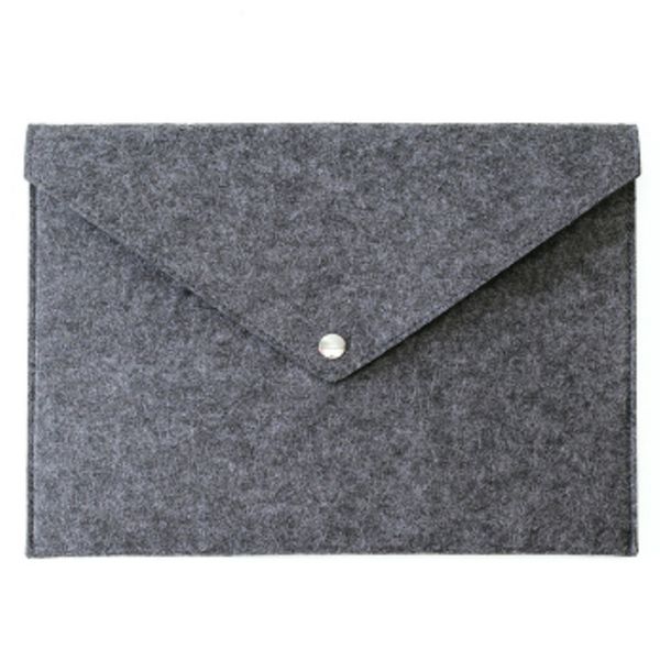 

1pc multifunctional file folder felt stationery durable briefcase document bag