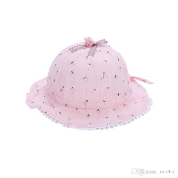 

spring and autumn female baby fisherman hat children s sun hat, Blue;gray