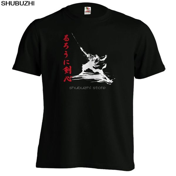 

cotton new short sleeve casual rurouni kenshin samurai x - anime tshirt - all sizes - men fitted t-shirt sbz5444