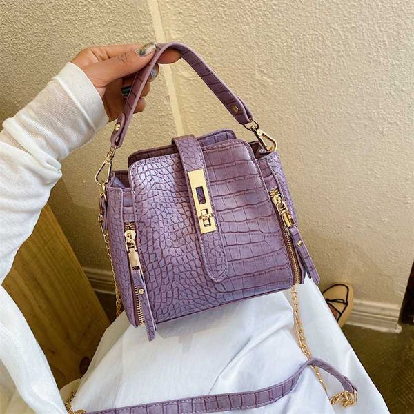 

luxury handbag ladies bag designer crocodile leather pu crossbody bag ladies 2020 fashion chain crossbody shoulder