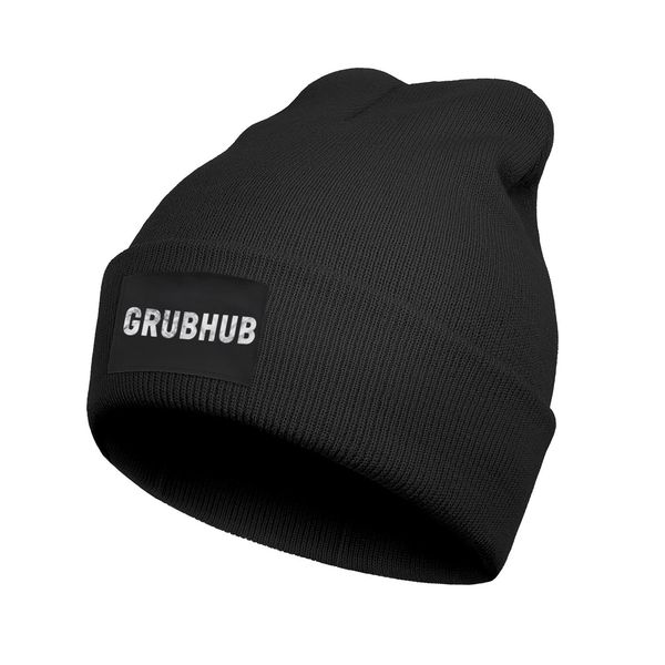 

мода grubhub счастливый едят белый мрамор горные лыжи beanie шляпы ролл logo доставка еды услуги black купон промо флэш золото gay розовый, Blue;gray