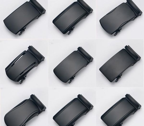 

Business Casual Matte Black Spring Fastener Alloy Automatic Belt Buckle Waistband Men's Belt 3.5cm Designer Belts High Quality
